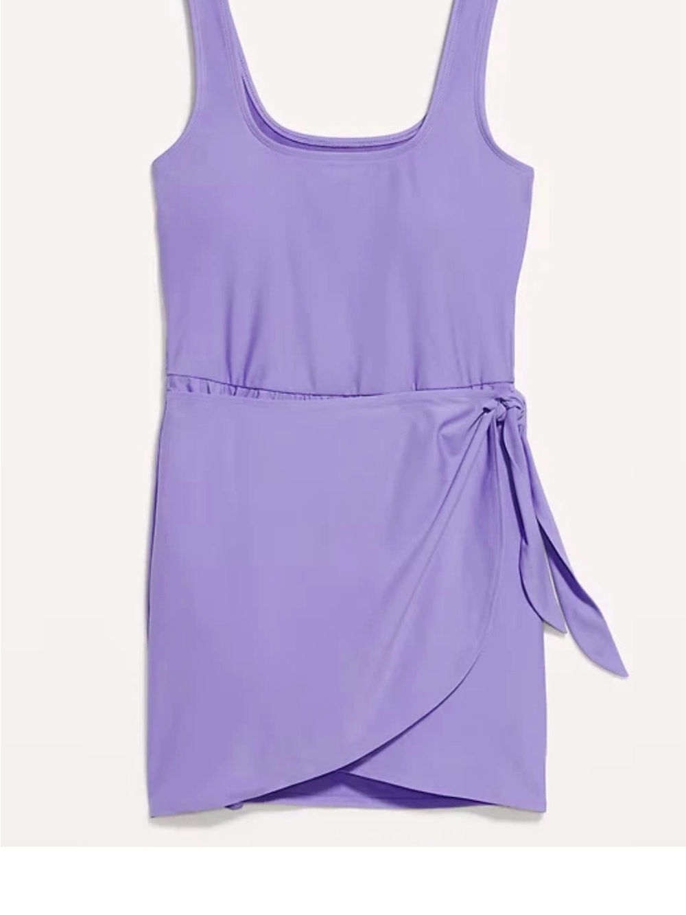 Old navy Lilac Tank Romper with Wrap Skirt swim dress nwt size 3X - Picture 2 of 7